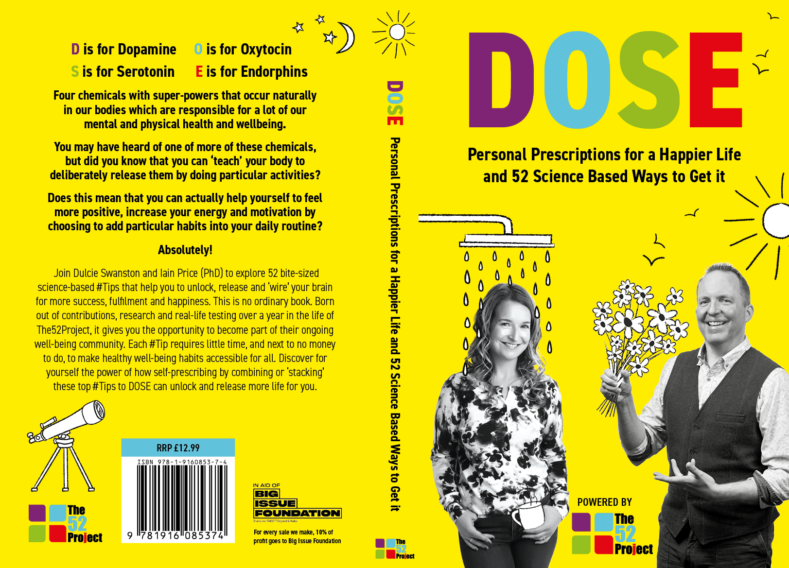 front and back cover of DOSE by Dulcie Swanson and Dr Iain Price